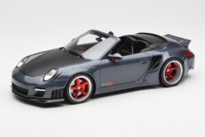 Porsche 911 997 Kabriolet Liberty Walk Šedý GT Spirit 1:18 GT463 Pryskyřice