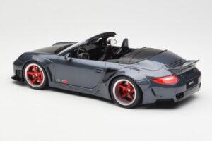 Porsche 911 997 Kabriolet Liberty Walk Šedý GT Spirit 1:18 GT463 Pryskyřice – obrázek 5 z 6