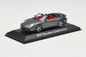 Porsche 911 997 Turbo Cabriolet Grey Metallic Minichamps 1:43 WAP02015216 Kov – obrázek 2 z 5