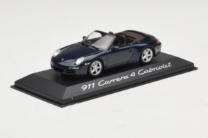 Porsche 911 997 Carrera 4 Kabriolet Tmavě Modrý Minichamps 1:43 WAP02015216-P1 Kov – obrázek 2 z 4
