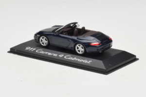 Porsche 911 997 Carrera 4 Kabriolet Tmavě Modrý Minichamps 1:43 WAP02015216-P1 Kov – obrázek 3 z 4