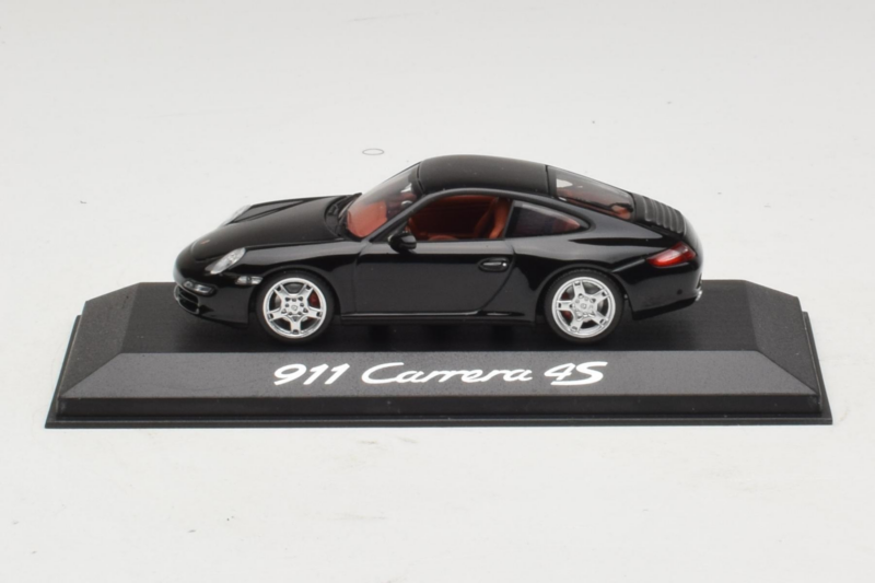 Porsche 911 997 Carrera 4S Černý Minichamps 1:43 WAP02010116 Kov