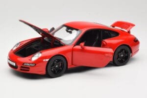 Porsche 911 997 Carrera 4S Červený Norev 1:18 187510 Kov – obrázek 2 z 8