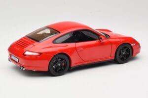 Porsche 911 997 Carrera 4S Červený Norev 1:18 187510 Kov – obrázek 3 z 8