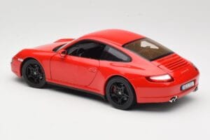 Porsche 911 997 Carrera 4S Červený Norev 1:18 187510 Kov – obrázek 7 z 8
