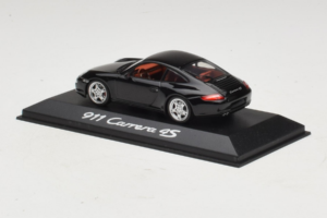 Porsche 911 997 Carrera 4S Tmavě Modrý Minichamps 1:43 WAP02011615 Kov – obrázek 3 z 4