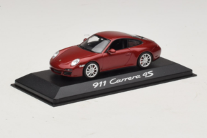 Porsche 911 997 Carrera 4S Červený Minichamps 1:43 WAP02001718 Kov – obrázek 2 z 4