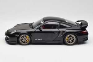 Porsche 911 997 GT2 RS Černý & Stříbrný Kola Minichamps 1:18 100069401 Kov – obrázek 4 z 8