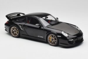 Porsche 911 997 GT2 RS Černý & Stříbrný Kola Minichamps 1:18 100069401 Kov – obrázek 6 z 8