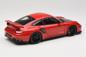 Porsche 911 997 GT2 RS Červený S Černými Koly Minichamps 1:18 100069407 Kov – obrázek 3 z 8