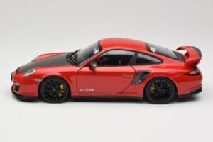 Porsche 911 997 GT2 RS Červený S Černými Koly Minichamps 1:18 100069407 Kov – obrázek 4 z 8