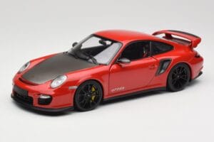 Porsche 911 997 GT2 RS Červený S Černými Koly Minichamps 1:18 100069407 Kov