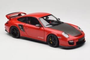 Porsche 911 997 GT2 RS Červený S Černými Koly Minichamps 1:18 100069407 Kov – obrázek 6 z 8