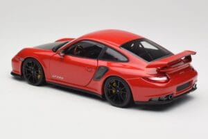 Porsche 911 997 GT2 RS Červený S Černými Koly Minichamps 1:18 100069407 Kov – obrázek 7 z 8