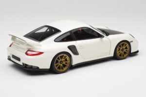Porsche 911 997 GT2 RS Bílý & Zlatý Kola Minichamps 1:18 100069406 Kov – obrázek 3 z 8