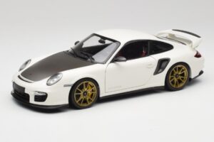 Porsche 911 997 GT2 RS Bílý & Zlatý Kola Minichamps 1:18 100069406 Kov