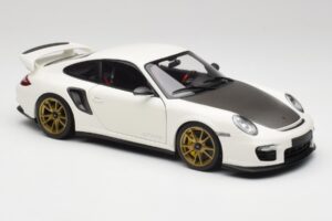 Porsche 911 997 GT2 RS Bílý & Zlatý Kola Minichamps 1:18 100069406 Kov – obrázek 6 z 8