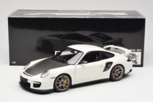 Porsche 911 997 GT2 RS Bílý Minichamps 1:18 100069400 Kov – obrázek 8 z 8