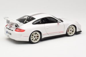 Porsche 911 997 GT3 RS 4.0 Bílý Bburago 1:18 18-11036 Kov – obrázek 3 z 8
