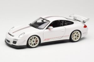 Porsche 911 997 GT3 RS 4.0 Bílý Bburago 1:18 18-11036 Kov