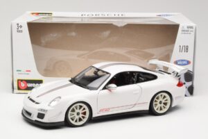 Porsche 911 997 GT3 RS 4.0 Bílý Bburago 1:18 18-11036 Kov – obrázek 8 z 8