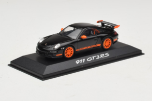 Porsche 911 997 GT3 RS Černý Oranžový Minichamps 1:43 WAP02012817-R1 Kov – obrázek 2 z 4