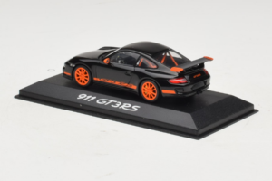 Porsche 911 997 GT3 RS Černý Oranžový Minichamps 1:43 WAP02012817-R1 Kov – obrázek 3 z 4