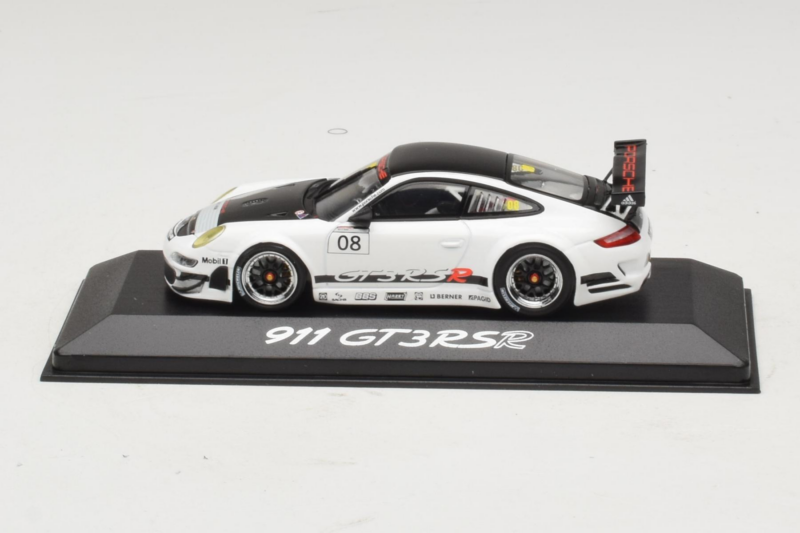 Porsche 911 997 GT3 RS #8 Bílý Minichamps 1:43 WAP02003018 Kov