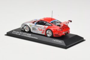 Porsche 911 997 GT3 RSR #80 Flying Lizard J. Van Overbeek / J. Bergmeister / S. Neiman 24 Hours of Le Mans 2008 Minichamps 1: – obrázek 3 z 4