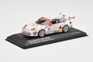 Porsche 911 997 GT3 RSR #83 Seikel Motorsport J. Nielsen / P. Ehret / P. Farnbacher 24 Hours of Le Mans 2006 Minichamps 1:43  – obrázek 2 z 3