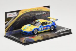 Porsche 911 997 GT3 RSR #3 24 Hours Nurburgring 2008 Minichamps 1:43 437087803 Kov – obrázek 2 z 4