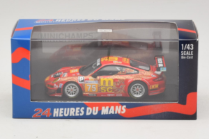 Porsche 911 997 GT3 RSR #75 O. Young / P. Hesnault 24 Hours of Le Mans 2009 Minichamps 1:43 400096975 Kov – obrázek 4 z 4