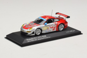 Porsche 911 997 GT3 RSR #80 J. Bergmeister / S. Neiman / D. Law 24 Hours of Le Mans 2009 Minichamps 1:43 400096980 Kov – obrázek 2 z 4