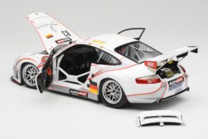 Porsche 911 997 GT3 RSR #83 Team Seikel L. Nielsen / M. Ehret / D. Farnbacher 24 Hours of Le Mans 2006 Minichamps 1:18 100066 – obrázek 5 z 8