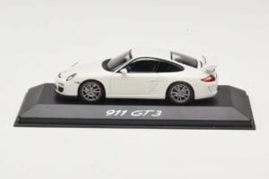 Porsche 911 997 GT3 Bílý Minichamps 1:43 WAP0202080C Kov