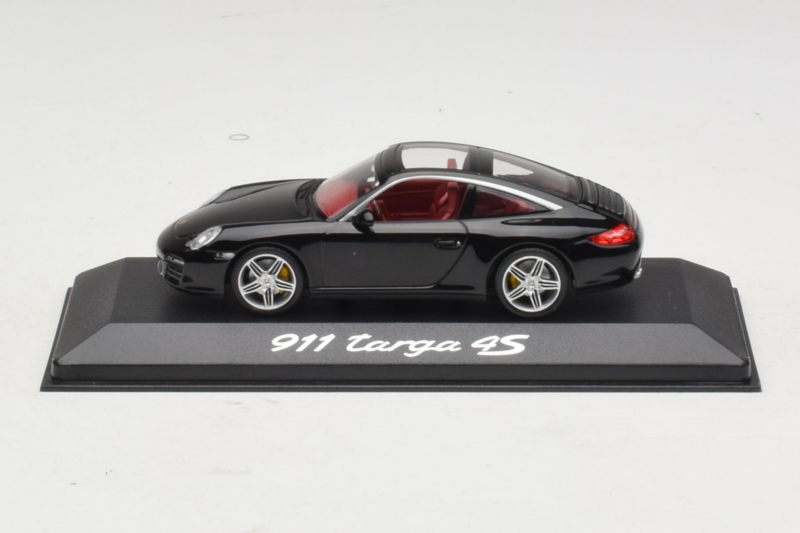Porsche 911 997 Targa 4S Černý Minichamps 1:43 WAP02002518 Kov