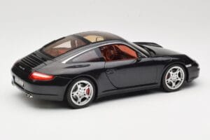 Porsche 911 997 Targa Černý Norev 1:18 187506 Kov – obrázek 3 z 8