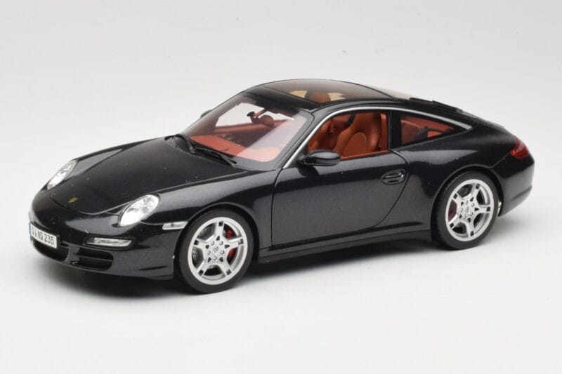 Porsche 911 997 Targa Černý Norev 1:18 187506 Kov