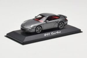 Porsche 911 997 Turbo Anthracite Grey Minichamps 1:43 WAP0200010A Kov – obrázek 2 z 4