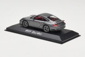Porsche 911 997 Turbo Anthracite Grey Minichamps 1:43 WAP0200010A Kov – obrázek 3 z 4