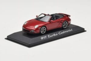 Porsche 911 997 Turbo Kabriolet Červený Minichamps 1:43 WAP0200130A Kov – obrázek 2 z 4