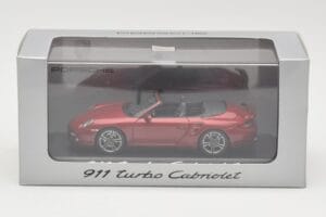 Porsche 911 997 Turbo Kabriolet Červený Minichamps 1:43 WAP0200130A Kov – obrázek 4 z 4