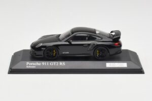 Porsche 911 997.2 GT2 RS Černý s Černými Ráfky Minichamps 1:43 400069404 Kov