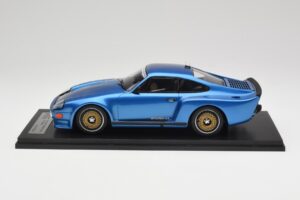 Porsche 911 930 Almeras Biturbo 3.3 Modrý Kess 1:18 KE18005A Pryskyřice – obrázek 3 z 6