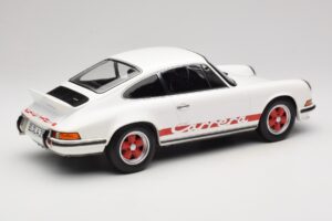 Porsche 911 Carrera RS 2.7 Grand Prix White With Red Norev 1:12 127514 Kov – obrázek 2 z 6