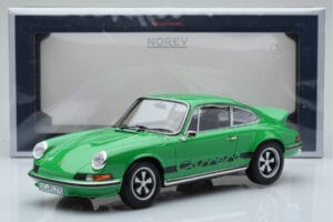 Porsche 911 Carrera RS 2.7 Zelený Norev 1:18 187680 Kov – obrázek 6 z 6