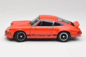 Porsche 911 Carrera RS 2.7 Oranžový & Černé Pruhy AUTOart 1:18 78054 Kov – obrázek 4 z 8