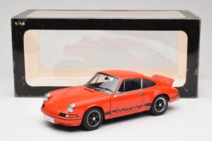 Porsche 911 Carrera RS 2.7 Oranžový & Černé Pruhy AUTOart 1:18 78054 Kov – obrázek 8 z 8
