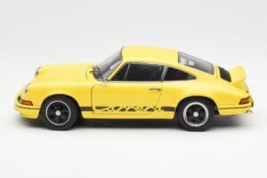 Porsche 911 Carrera RS 2.7 Žlutý AUTOart 1:18 78053 Kov – obrázek 4 z 8