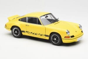Porsche 911 Carrera RS 2.7 Žlutý AUTOart 1:18 78053 Kov – obrázek 6 z 8